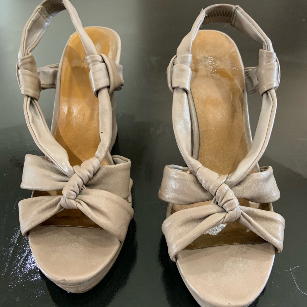 Tan wedges
